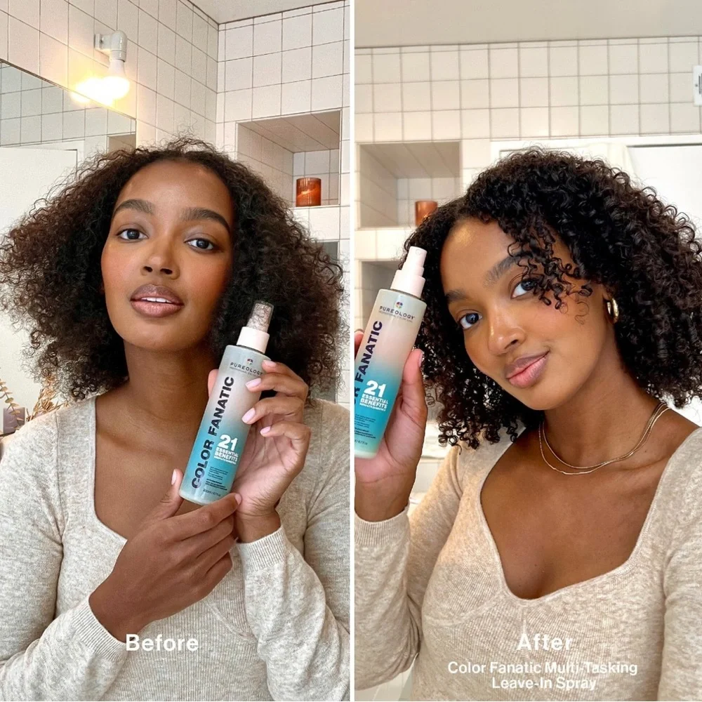 Pureology 13.5 fl oz  Color Fanatic Multi-Tasking Leave In Spray *BIG BOTTLE* - Picture 7 of 12